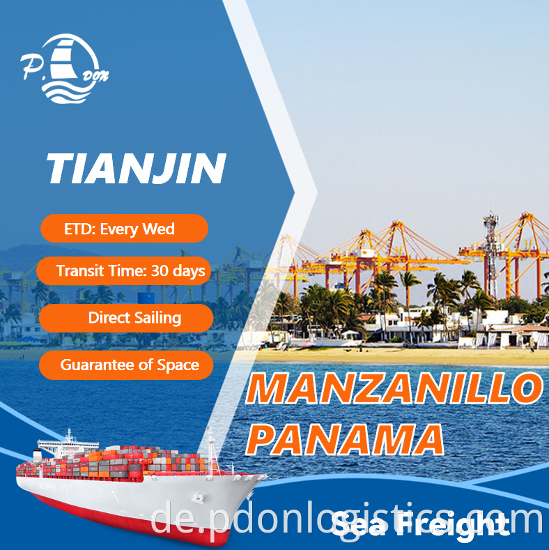 Shipping from Tianjin to Manzanillo Panama